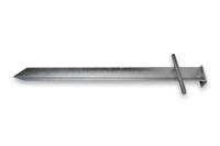 Stevige gegalvaniseerde metalen grote tentharing 50 cm - thumbnail