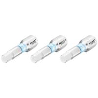 HAZET Bit 2204N-4/3 · 1/4 inch (6,3 mm) zeskant massief · Binnen-zeskant-profiel · 3-delig · SW 4 mm - thumbnail
