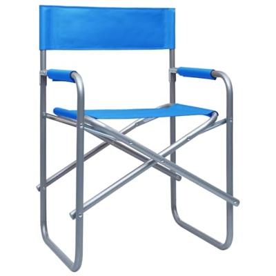 VidaXL Regisseursstoelen 2 st staal blauw VidaXL Regisseursstoelen 2 st staal blauw