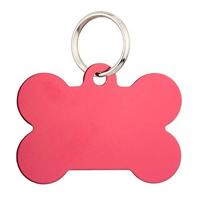 Naamplaatje voor halsband Imarc Bone Rood - thumbnail