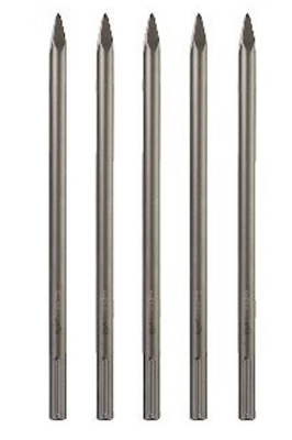 Milwaukee Accessoires SDS-Max Punt beitel 400 - 5 pc - 4932478541 Milwaukee Accessoires SDS-Max Punt beitel 400 - 5 pc - 4932478541