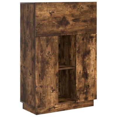 Bureau Gerookt eiken 71,5 x 31,5 x 106,5 cm Bewerkt hout