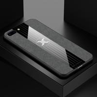 Voor iPhone 8 & 7 XINLI stiksels doek Textue schokbestendig TPU beschermhoes (grijs) - thumbnail