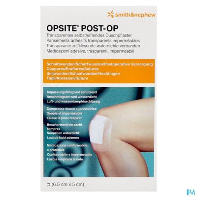Opsite Post Op Pi Pharma 6,5x5cm 5 Pip