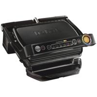 Tefal GC7128 OptiGrill+ Schwarz Contactgrill Elektrisch, Tafel Grillfunctie, Anti-aanbaklaag, Controlelampje Zwart - thumbnail
