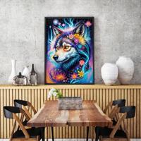 Magical Wolf Portrait Puzzel 1000 Stukjes - thumbnail