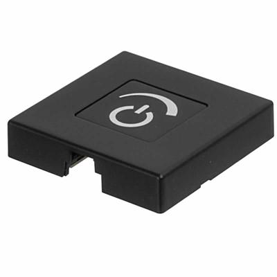 Dimmer schakelaar touch opbouw zwart let op aansluitsnoer bijbestellen 83395176 Loox Hafele