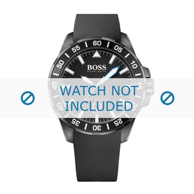 Horlogeband Hugo Boss HB-271-1-96-2805-HB1513229 Rubber Zwart 22mm Horlogeband Hugo Boss HB-271-1-96-2805-HB1513229 Rubber Zwart 22mm