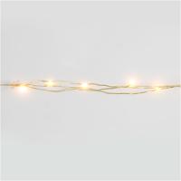 Creativ Company Led slinger met lampjes, l: 3,15 m, goud, 1 stuk - thumbnail
