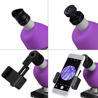 BRESSER JUNIOR Microscoop 40x-640x (violet)