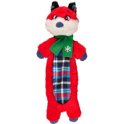 Hondenspeelgoed Kerst Vos Crincle Lijf - 36 cm 15 x 6 x 36 cm Flamingo Multicolor