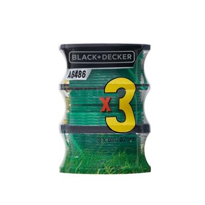 BLACK+DECKER A6486 3x 6m 2mm Vervangspoel + draad - A6486-XJ
