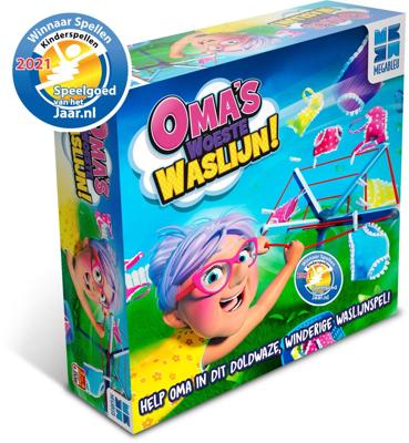 Brandunit Megableu oma&apos;s woeste waslijn actiespel