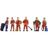 NOCH 15029 H0 Stadsreiniging figuren Geverfd, Staand - thumbnail