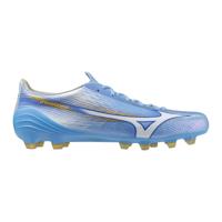 Mizuno Alpha III Elite Gras Voetbalschoenen (FG) Blauw Wit Goud - thumbnail