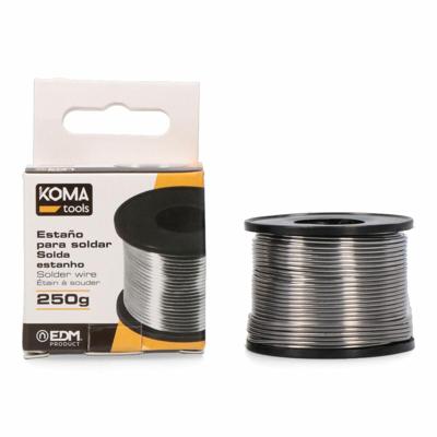 Tin wire for soldering Koma Tools Haspel 1 mm 250 g Tin wire for soldering Koma Tools Haspel 1 mm 250 g