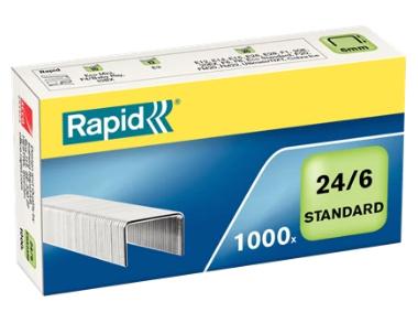 Nieten rapid 24/6 gegalvaniseerd standaard 1000st