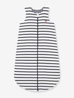 Katoenen slaapzak met strepen blauw, gestreept - thumbnail