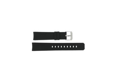 Horlogeband Tag Heuer WAF1110 / WAF1112 / BT0709 Rubber Zwart 20mm Horlogeband Tag Heuer WAF1110 / WAF1112 / BT0709 Rubber Zwart 20mm
