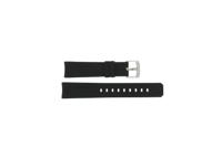 Horlogeband Tag Heuer WAF1110 / WAF1112 / BT0709 Rubber Zwart 20mm - thumbnail