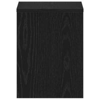 Nachtkastjes 2 st 40x30x40 cm spaanplaat zwart eikenkleurig - thumbnail