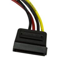 StarTech.com 15cm 4-pins LP4 naar SATA-kabel - LP4 / seriële ATA voedingsadapter - S-ATA 15-pins vrouwelijk/4-pins LP-4 stekker, recht - thumbnail