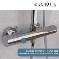 Schütte AQUADUCT Hoofddouche-Set | Thermostatische mengkraan | Chroom - 60044 - thumbnail