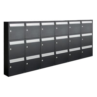 Allux Flow Set 6-Breed, 3-Hoog Zwart - 40040070_6x3