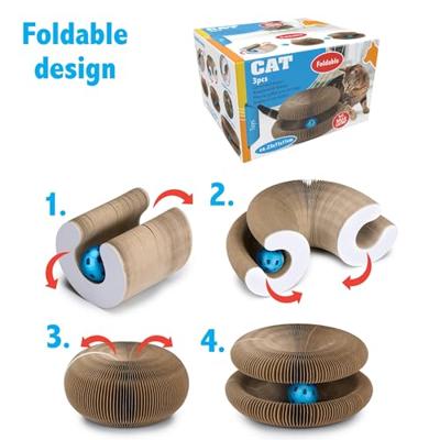 Krabbord voor katten 3-delig