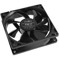 NoiseBlocker BlackSilent Pro PE-P PC-ventilator Zwart (b x h x d) 92 x 92 x 25 mm - thumbnail