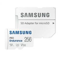 Samsung PRO Endurance microSDXC-kaart 256 GB Class 10, UHS-Class 3, v30 Video Speed Class 4K-video-ondersteuning, Incl. SD-adapter, Schokbestendig - thumbnail