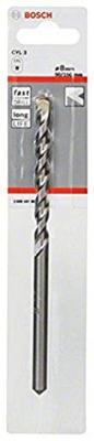Bosch Accessories CYL-3 2608597898 Carbide Beton-spiraalboor 8 mm Gezamenlijke lengte 150 mm Cilinderschacht 1 stuk(s)