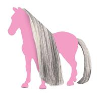 Schleich horse club haar beauty horses grijs 42652 - thumbnail
