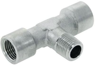T-Inschroefkoppeling konisch R1/8 x G1/8 Bi x Bi x Bu
