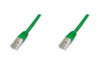 Digitus DK-1511-050/G RJ45 Netwerkkabel, patchkabel CAT 5e U/UTP 5.00 m Groen UL gecertificeerd 1 stuk(s) - thumbnail