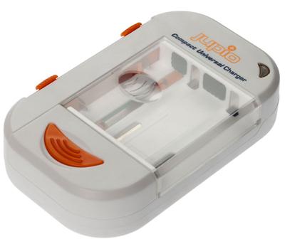 Jupio Compact Universal Charger Li-ion + AA/AAA + USB