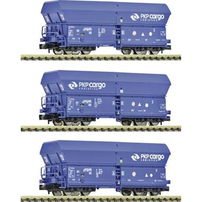 Fleischmann 6660086 N 3-delige set: Zelflossers van de PKP Cargo