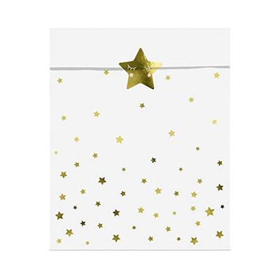 Traktatiezakjes Little Star 13x14cm (6st)