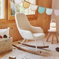 Kave Home Kinderschommelstoel 'Joey' Bouclé - thumbnail