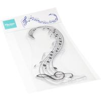 Marianne Design • clear stamps music swirl - thumbnail