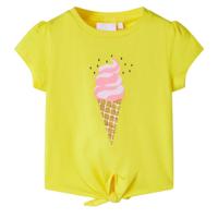VidaXL Kindershirt 104 geel - thumbnail