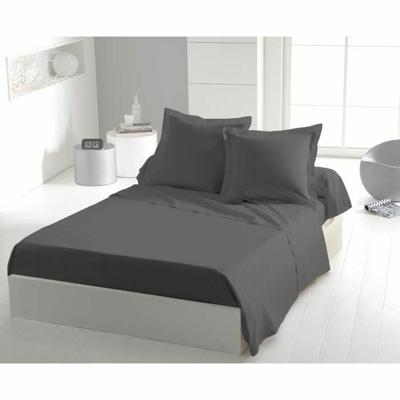 Beddengoedset HOME LINGE PASSION Flat sheet Grijs Bed van 180/200
