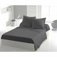 Beddengoedset HOME LINGE PASSION Flat sheet Grijs Bed van 180/200 - thumbnail