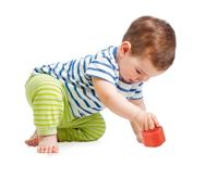 Clementoni baby - clemmy sensory trein met soft blokken, 12dlg. - thumbnail