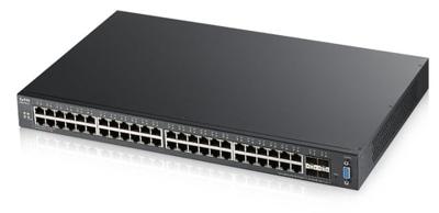 ZyXEL XGS2210-52 Managed L2 Gigabit Ethernet (10/100/1000) 1U Zwart