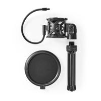 Microfoon-Tafelstatief | Pop-filter | Zwart - thumbnail