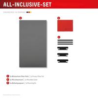 DISPLEX 02089 Screenprotector (glas) met privacyfolie Universell Universeel 1 stuk(s) - thumbnail