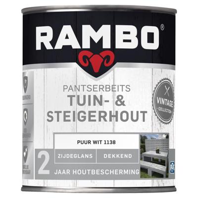Rambo Tuin- & Steigerhout - Puur Wit 1138