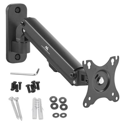 Maclean muurbeugel voor monitor, 17-27'', max. 7kg, gasveer, MC-458