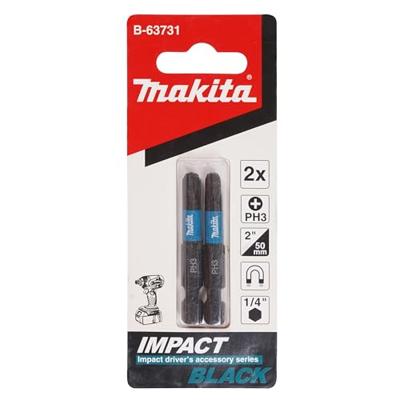 Makita Accessoires Slagschr.b. BLK PH3x50mm - B-63731 Makita Accessoires Slagschr.b. BLK PH3x50mm - B-63731